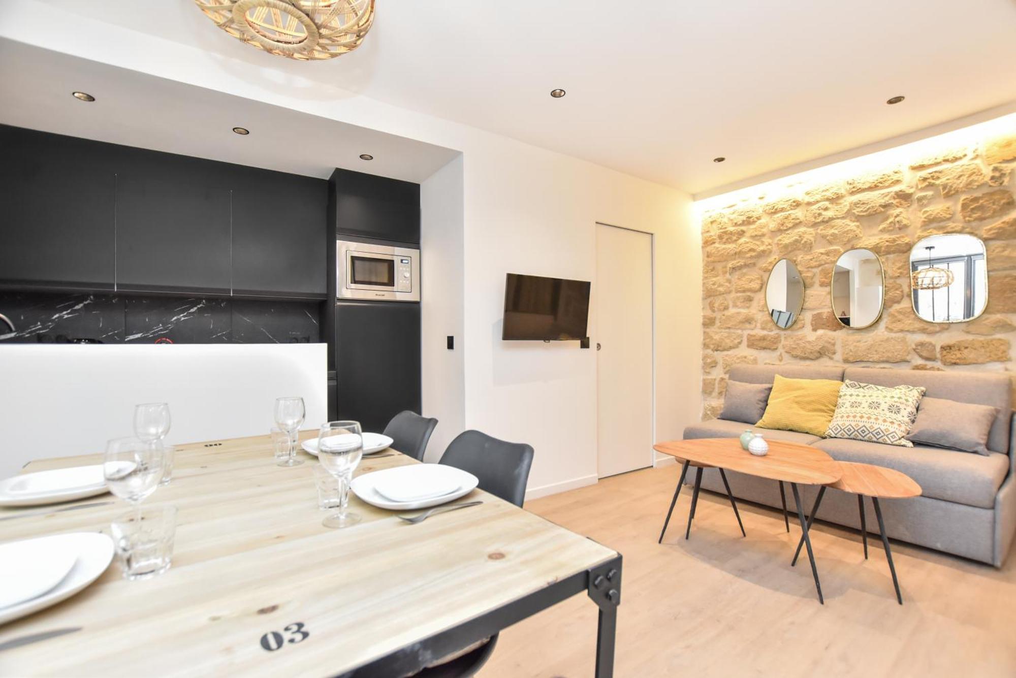 Cozy Apartment - 1Br-4P - Sentier Paříž Exteriér fotografie